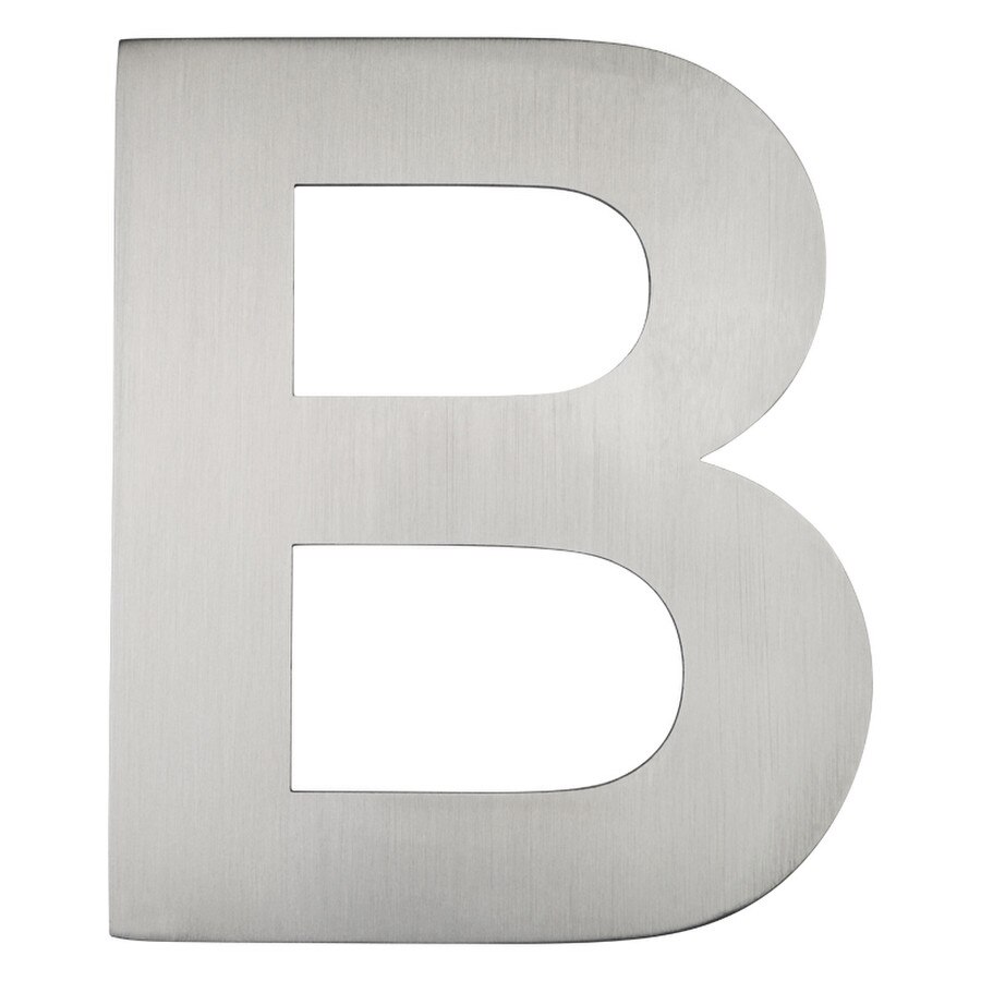 stainless steel door letter B
